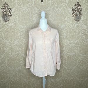 Old Navy polka dot long sleeve button up